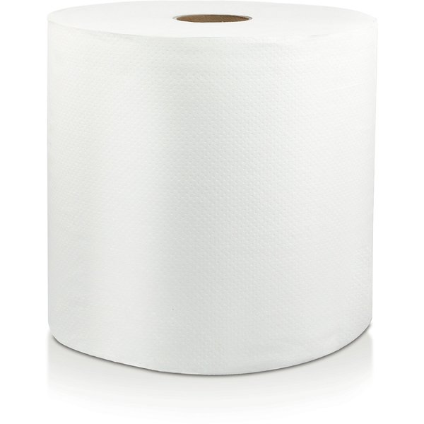 Livi Hardwound Paper Towels, Continuous Roll Sheets, White, 6 PK SOL46530